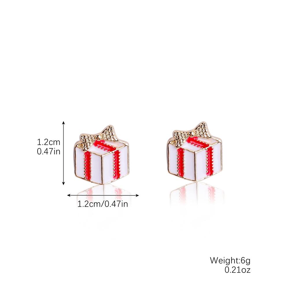 Europäisches und Amerikanisches Weihnachts-Ohrring-Set Funkelnde Diamant-Schneeflocke Glocke Feiertags-Ohr-Accessoires