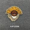 Embroidered Patches On Clothes Punk Patches For Clothing Diy Skull Stripes Stickers Cartoon Patches Appliques Badges