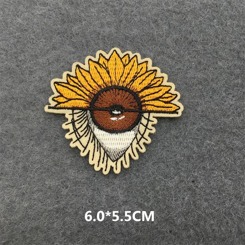 Embroidered Patches On Clothes Punk Patches For Clothing Diy Skull Stripes Stickers Cartoon Patches Appliques Badges
