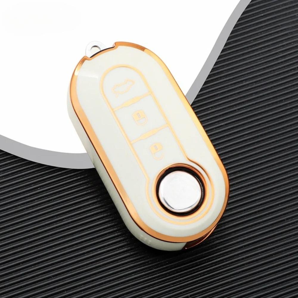 TPU Auto Klappschlüssel Hülle Abdeckung Schale Fob für FIAT 500 Ducato Panda Punto 500L Lancia Musa für Citroen Jumper für Peugeot Boxer
