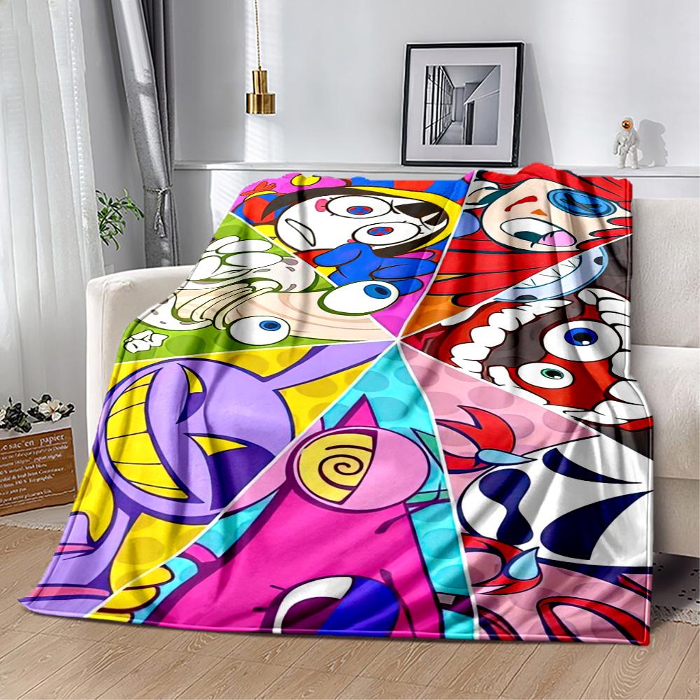 Digital Circus3 Blankets Are Suitable for Living Rooms,making Them an Ideal Choice for Outdoor Travel and Gifts.