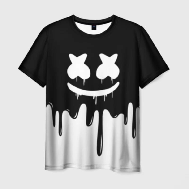 T-shirt Street Fashion da Uomo Manica Corta Stampa Hip Hop Maglietta Uomo Bello Maglione Uomo Abbigliamento Oversize 2024