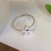 Anello Minimalista da Donna in Argento Sterling 925, Inossidabile, Anello Aperto di Alta Gamma per Dito Indice di Coppia