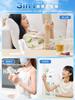 Portable Handheld Rechargeable USB 4 Speed 7 Neck Mini Small DC Strap Heatstroke Prevention Fan, Fan, Compact, Quiet, Settings, Blades, 3-in-1
