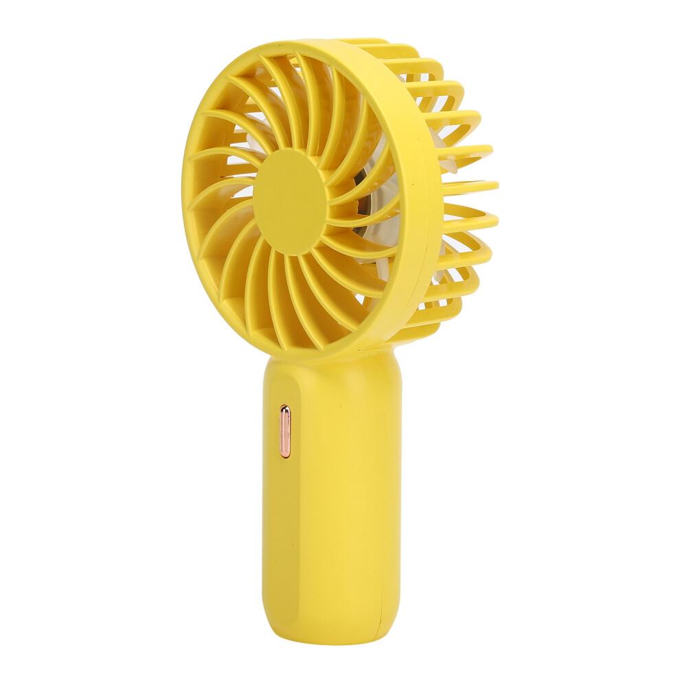 Portable Fan Rechargeable3Speeds Mini Handheld Fan Pocket Size Lightweight Strong Wind Power Long Runtime Low Noise Cute Design For Outdoor Office