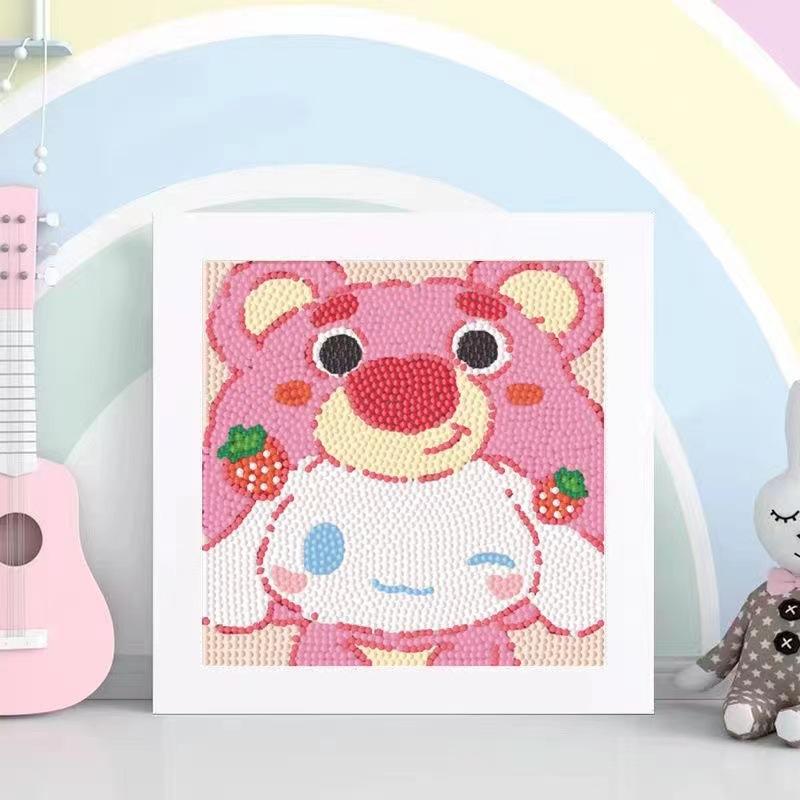Children'S Diamond Painting Handmade Diy Masonry Painting Cartoon Diamond Sticker Bedroom Living Room Decorative Painting Photo Frame