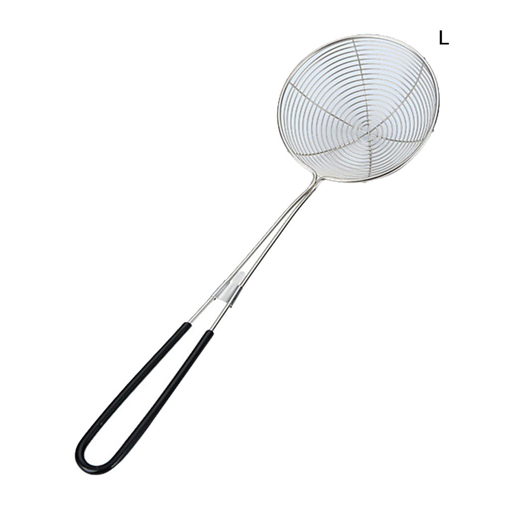 Skimmer Spoon Frying Vegetable Stainless Steel Strainer Scoop Nonslip Handle Cookware Cooking Tool Kitchen Accessories