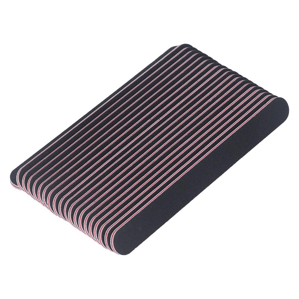 20pcs Sandpaper Double Sided Black Thickening 5 Sizes Wet Dry Use Sanding Polish Paper for Arts Crafts Wood