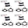 1Pcs Electric Bike Motorcycle Spotlight Holder Fixed Chips Aluminium Phone Headlight Bracket Handlebar Frame Pipe