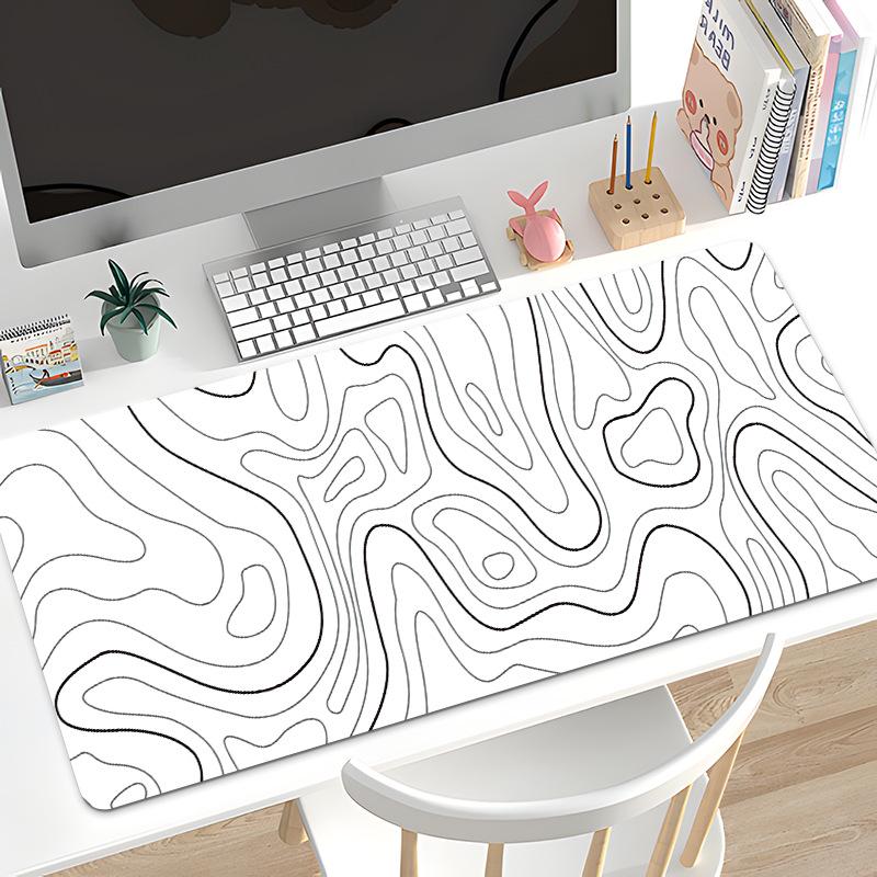 Mousepad Home Computer Table Large Pc Mouse Pad Art Keyboard Mause Rug Desk Mat Office Accessories