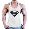 Hochwertiges Herren Bodybuilding Tank Top Muskel T-Shirt mit 3D Superman Design
