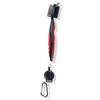  Golf Club Brush Club  Cleaner with 2 Ft Retractable Extension Cord and Aluminum Carabiner Golf Bag Accesso