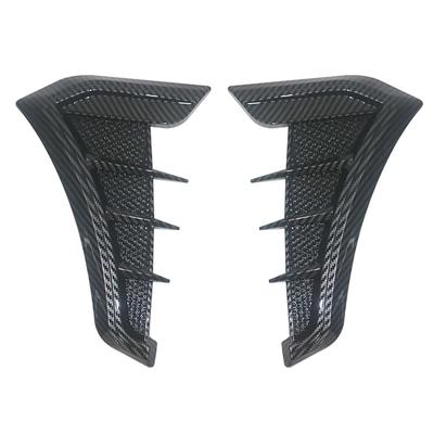 Saki&Masa Front Fender Dummy Ducts (Left & Right), Carbon Fiber Pattern, Universal Ducts, Soft Material, Easy Customization
