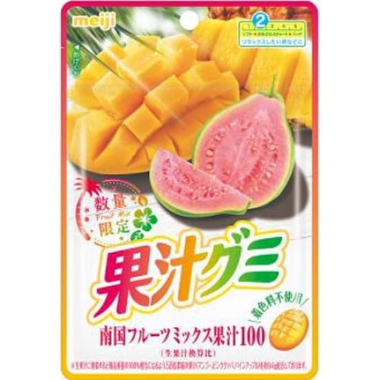 

Meiji Fruit Juice Жевательная смесь тропических фруктов 54 г x 10 шт.
