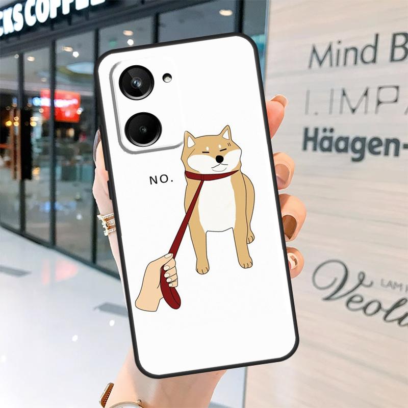 DOGE MEME Shiba Inu Dog Case For Realme GT7 Pro GT6 11 12 13 14 15 Pro Plus C55 C53 C35 C33 C61 C65 C67 C53 C71 C75