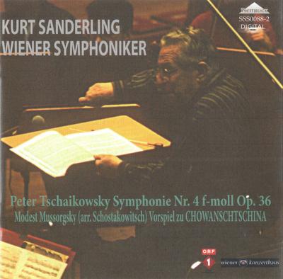 CD KURT SANDERLING, WIENER SYMPHONIKER - Tchaikovsky: Symphony No.4 SSS00882 Weitblick 2008 Japan ObiClassical Used