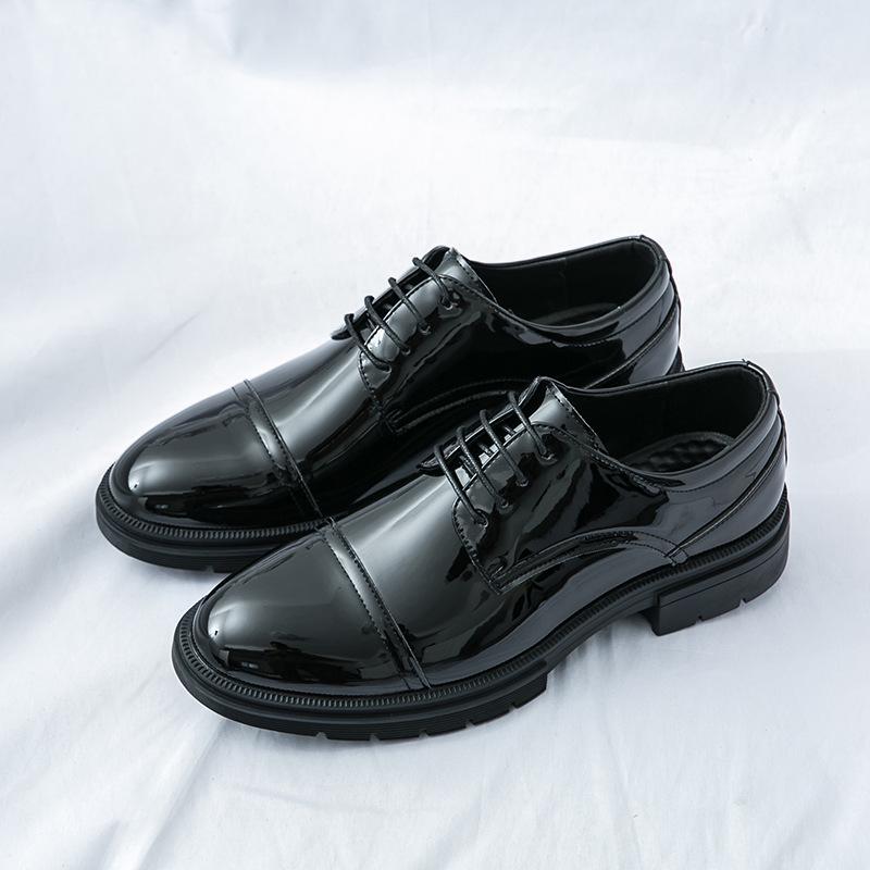 Men s Plus Size Autumn Leather Business Shoes - Casual Korean Trend & Wedding Style 45