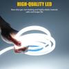 White 180cm Flexible Car Hood Day Running lED Light Strip Accessories Universal