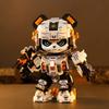 2025 Mechanický set stavebnic Panda a Zvěrokruh ve stylu Kung Fu 12 v 1, Kloubový model zvířete Hračky pro chlapce Narozeninové dárky