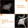 Moonlinks Steering Wheel Button Sticker Compatible With Mercedes A B C E M G SL GL GLA CLA GLK SLK GLS Class,Steering Wheel Button Decoration Trim