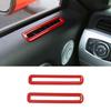 Interior Door Air Outlet Vent Frame Trim For Ford Mustang 2015- Bright Red