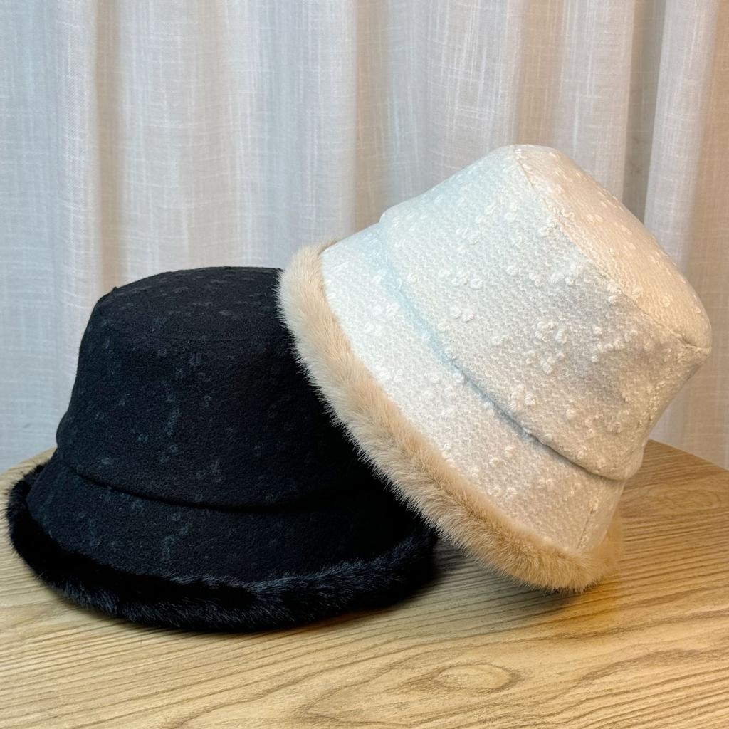 Fisherman Hat Women's Autumn and Winter Thickened Velvet Warm Windproof Ear Basin Hat Large Head Circumference Bucket Hat