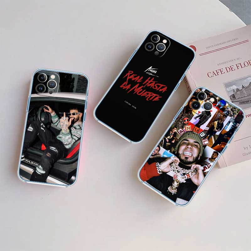 RE8 Anuel AA Transparent Phone Case for Motorola Moto Edge 20 30 40 50 S30 Fusion Ultra Pro Neo Lite + G200 G23