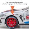 1/32 Scale M8 GET Diecast Car Model Toy, Pull Back Toy Vehicle with Sound and Light for Kids Toddler Boys Girls Gift Collection