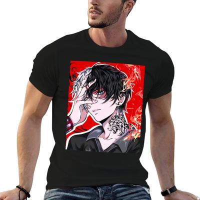 Villain Todoroki T-Shirt Summer Casual Tee Shirt