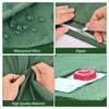 Heavy Duty IBC Water Tank Cover 275 Gallon Waterproof Anti-Oxidation IBC Tote Cover Water Tank Shield