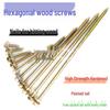 Hexagonal Pointed Wood Drill Screw for Color Steel Roofs