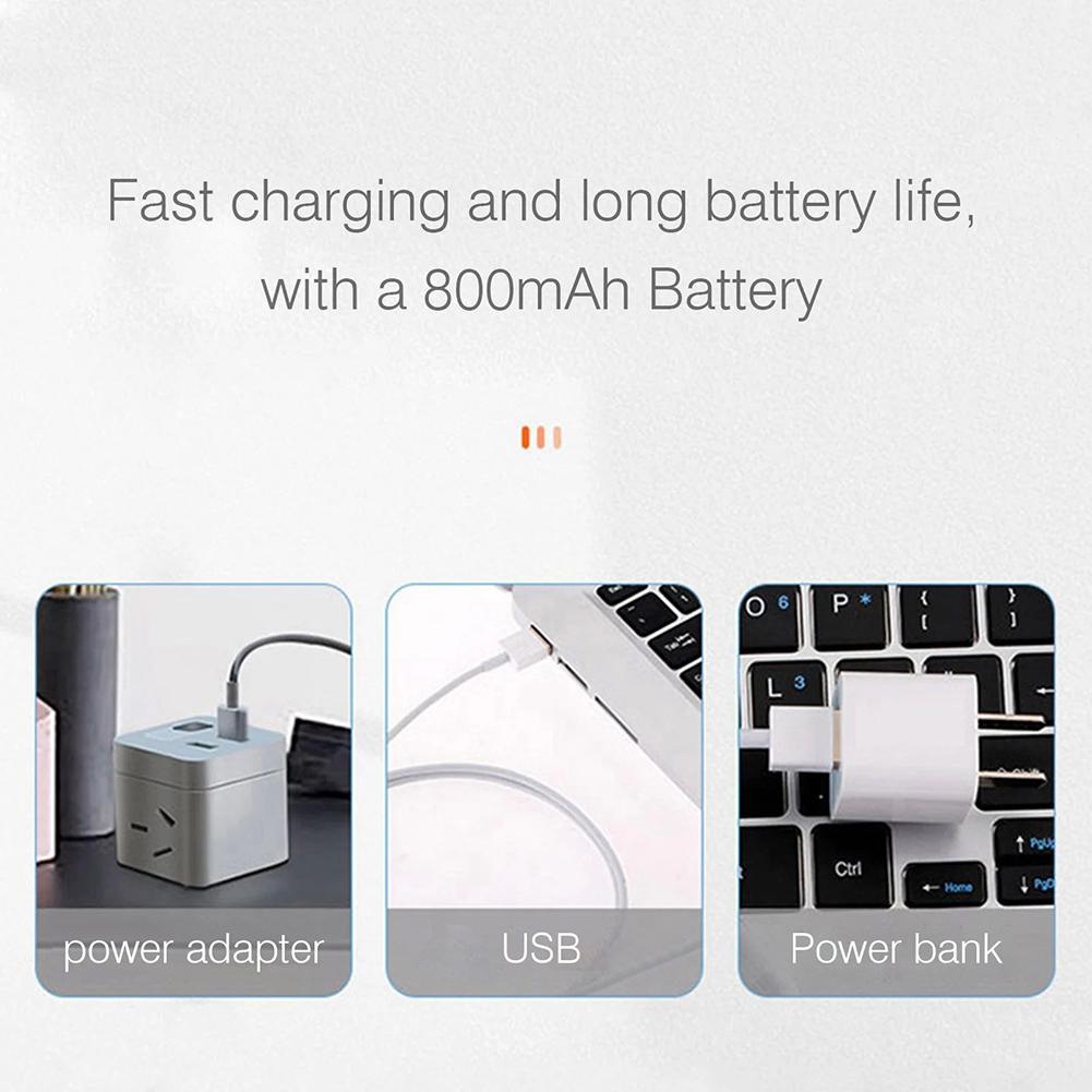 Intelligenter Nacken- und Schultermassagegerät Tragbar Kopf Beheizt Elektrische Massagegeräte USB Wiederaufladbar Halswirbelsäule Gesundheitswesen Vibrator