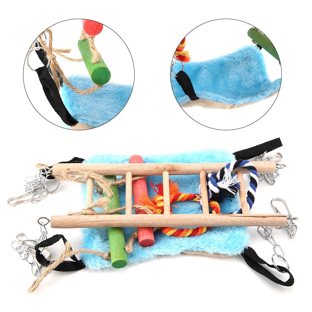 Small Animal Ferret Parrot Rat Bird Swing Rope Hanging Net Cage for Animal