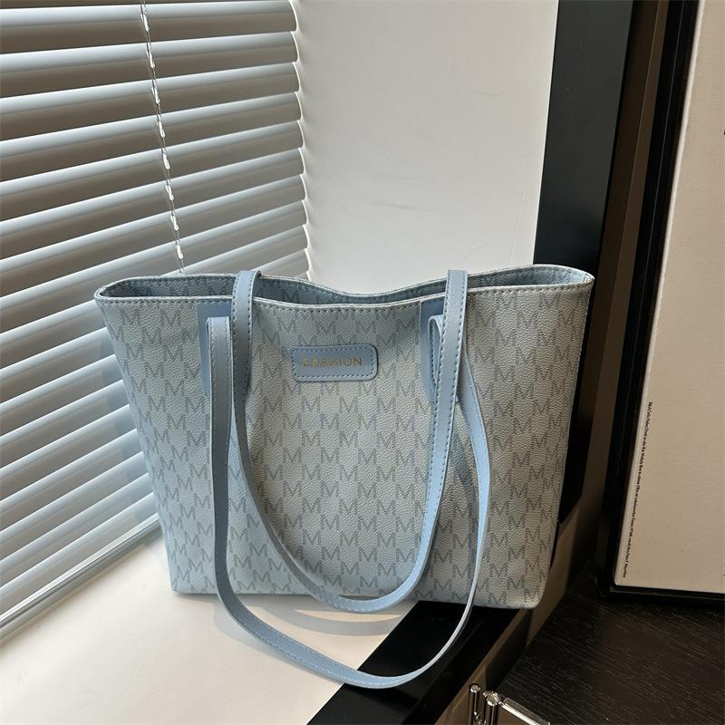 Textured Women's Bags, New Tote Bags, Fashionable Letter Bags, Simple and Trendy Shoulder Armpit Bags.