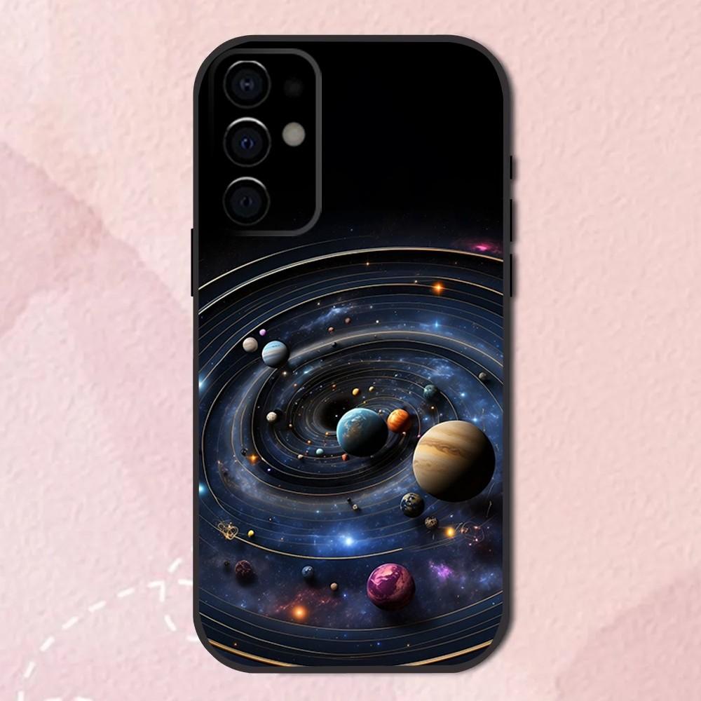 

Чехол для телефона Космос Планета Солнце Луна Звезды Для Samsung S24,S21,S22,S23,S30,Ultra,S20,Plus,Fe,Lite,Note,10,9,5G Черный Мягкий Samsung S225G
