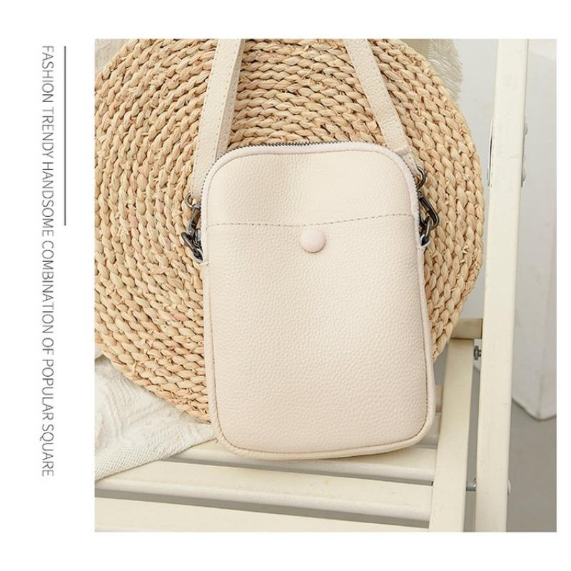 

2026 New Fashion Women Shoulder Bag Female Crossbody Bag Mobile Phone Bag PU Multicolour Small Handbag for Ladys and Girls білий