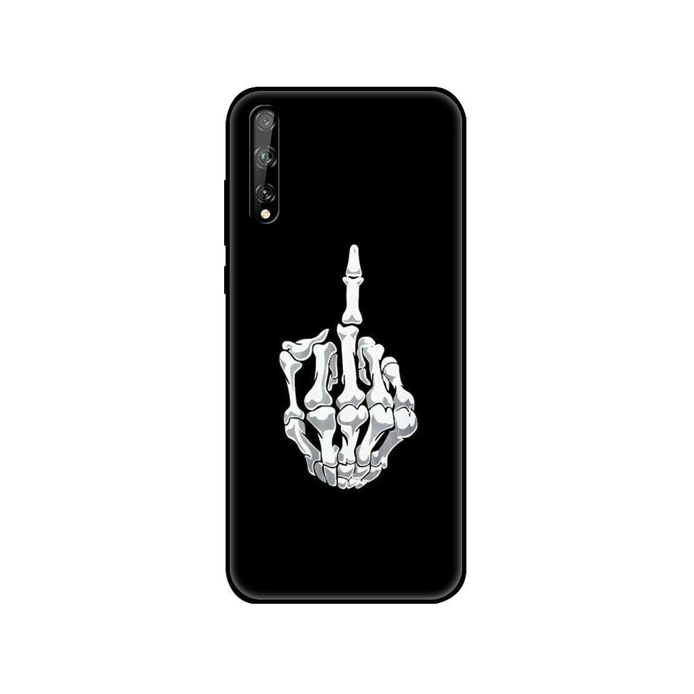 Für Huawei Y8P Hülle 6.3" Weiches Silikon Tpu Handyhülle Auf Huawei y8p 2020 Y 8P AQM-LX1 Rückseite huaweiy8p Bumper Funda schwarze tpu Hülle