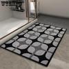 Household Floor Mat Simple and Absorbent Anti Slip Bathroom Floor Mat Toilet Floor Mat Carpet