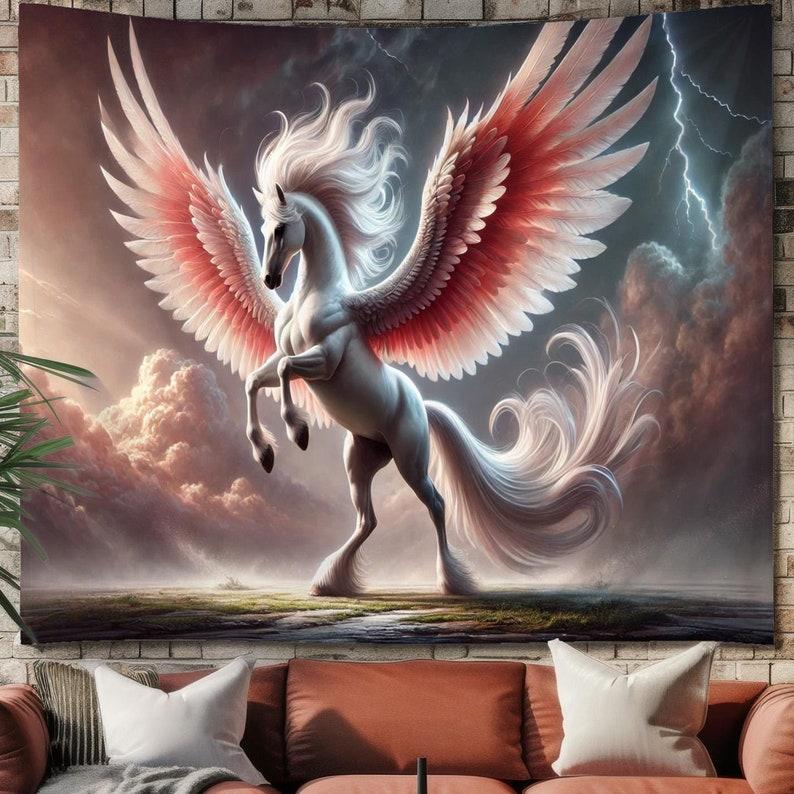 Pegasus tapestry 75x100 чёрный