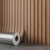 Self-Adhesive Wood Grain Wall Panels Waterproof Grille Sticker For Tv Background Living Room Bedroom Home Decor