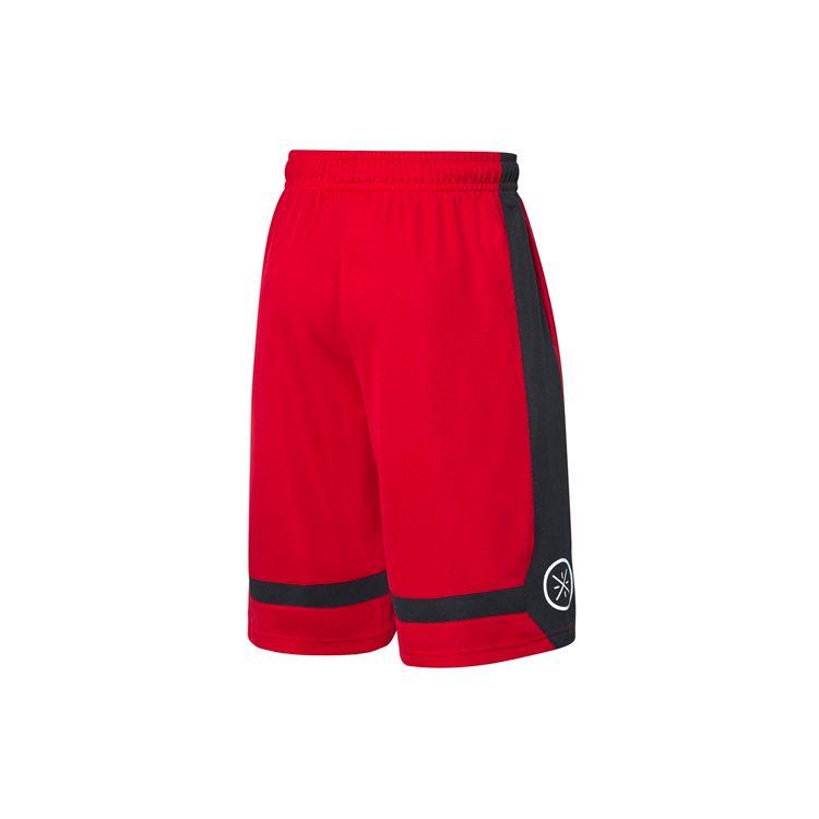 Li-Ning Way Of Wade Anti-UV Contrast Basketball Shorts Men Bottoms Bull-Red AAPQ235-3