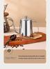 304 Stainless Steel Pour-Over Coffee Pot with Ear Handle, Narrow Spout for Home Drip Brewing