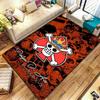 Tapis Tapis Tapis Pirates du Chapeau de Paille One Piece Pour Salon Chambre Maison Décoration de Canapé, Tapis de Sol Antidérapant pour Jouer aux Enfants