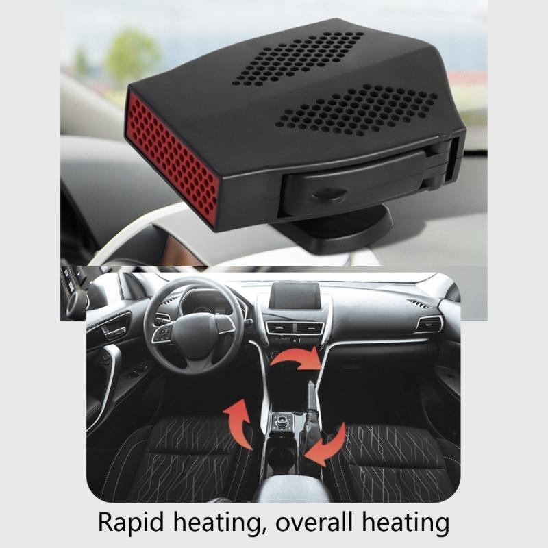 Car Demister Defroster Warm Air Blower Electric Window Heating Dryer Fan Heater