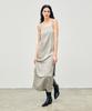 Onneu Tiered Slip Long Dress Khaki-Grey