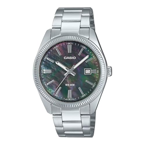 Casio Casio Standard Analog Men's Watch MTP-1302DS-1A Black Pearl Date Calendar Simple Business W...