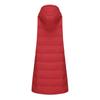 Women’s Coats Hooded Sleeves Long Style Solid Color Vest Quilted Jacket Autumn Winter Thick Warm Outer Wear
