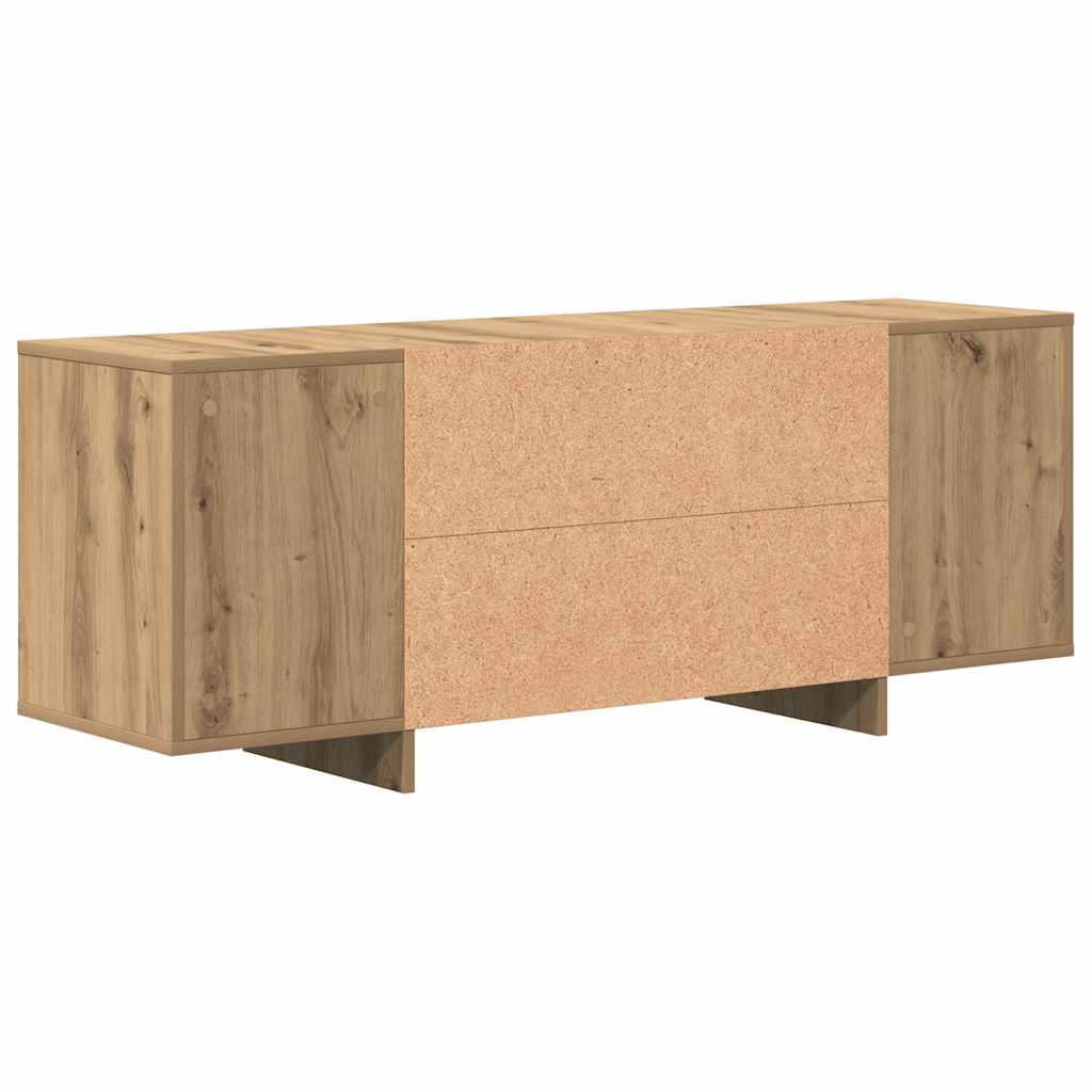 TV Cabinet Artisan Oak 130 x 35 x 50 cm Particleboard