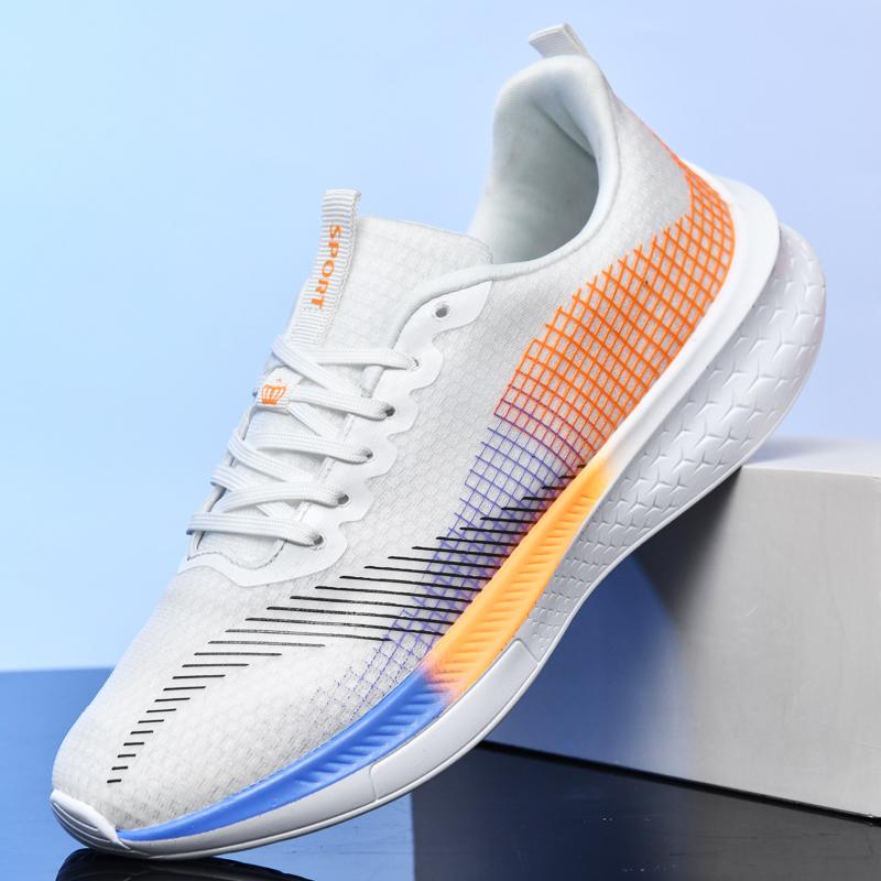 Unisex Sneakers Mesh Lightweight Flat Comfortable Outdoor Walking Training Jogging Shoes Summer Sports Shoes for Men Women