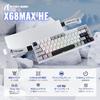 ATTACK SHARK X68MAX HE Rapid Trigger 8000Hz Polling 256KHz Scan Adjustable Compact 68 Full Aluminum PBT RGB Compatible with Windows and Mac Keyboard,